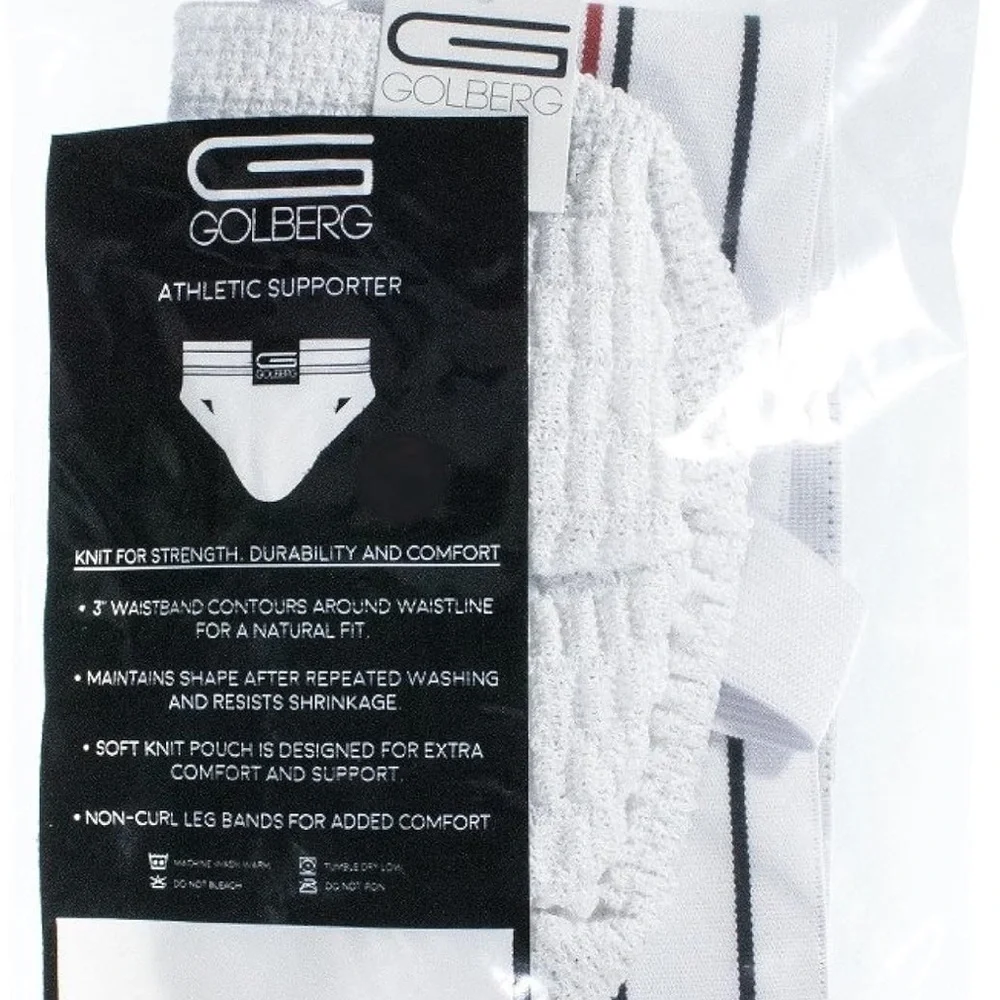 NWT GOLBERG Mens Athletic Supporter 2 Pack Size L